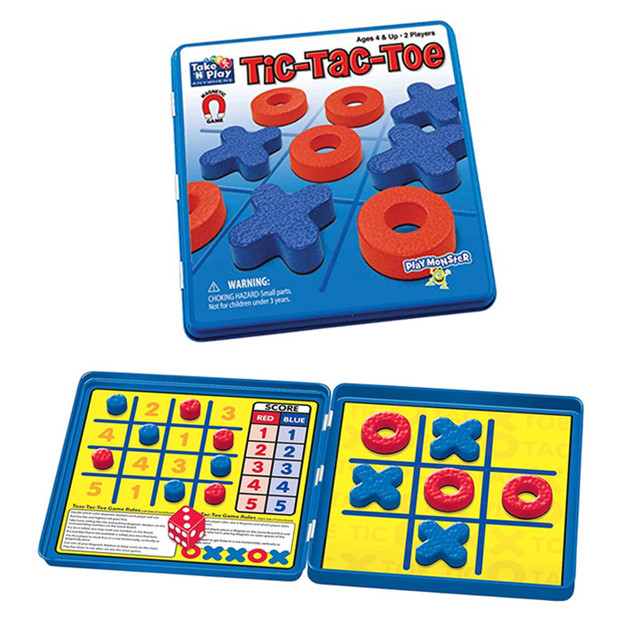 PLAYMONSTER LLC (PATCH) PlayMonster® Take 'N' Play Anywhere™ Magnetic Tic-Tac-Toe Game