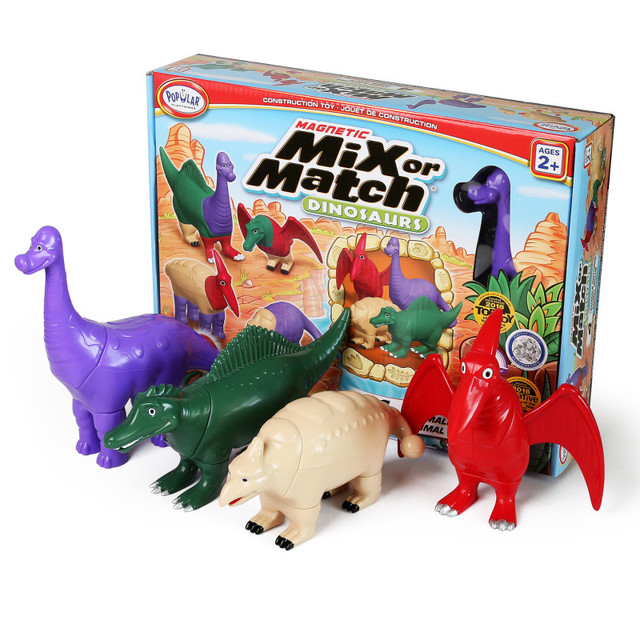 POPULAR PLAYTHINGS Popular Playthings Magnetic Mix or Match® Dinosaurs, Set 2