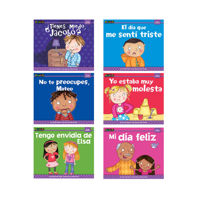 NEWMARK LEARNING Newmark Learning MySELF Readers: I Have Feelings, Small Book, Spanish, Set of 6