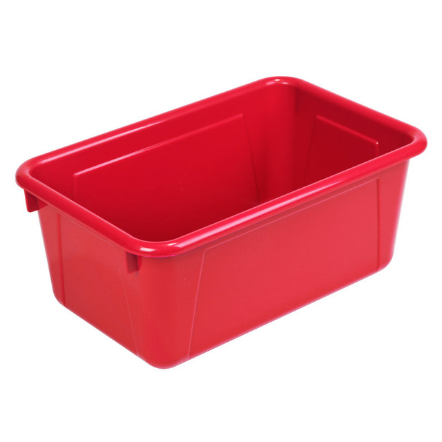 STOREX INDUSTRIES Storex Small Cubby Bin, Red