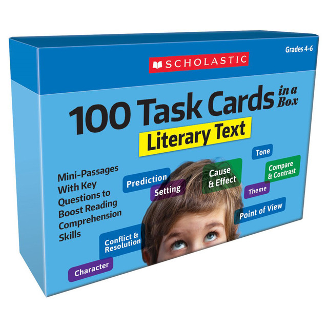 SCHOLASTIC TEACHING RESOURCES Scholastic Teaching Solutions 100 Task Cards in a Box: Literary Text