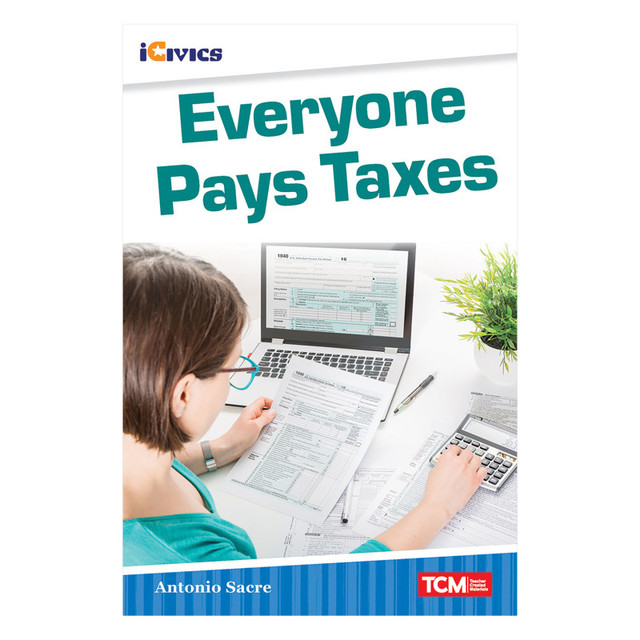 SHELL EDUCATION Teacher Created Materials iCivics Readers Everyone Pays Taxes Nonfiction Book
