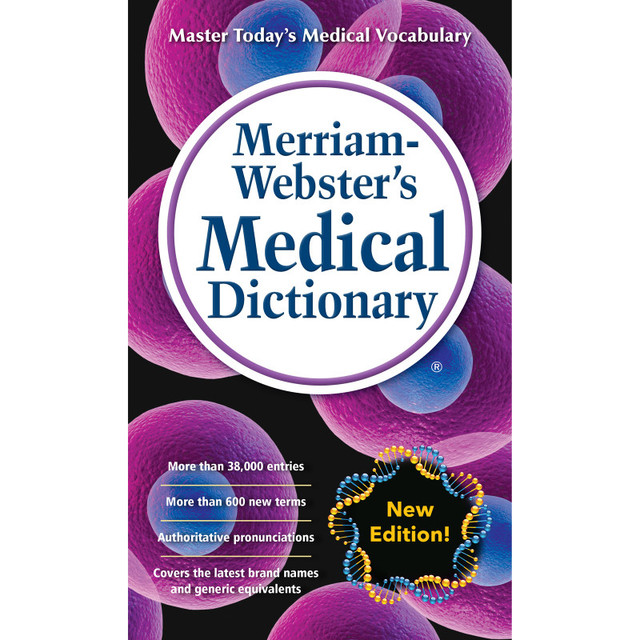 MERRIAM - WEBSTER  INC Merriam-Webster Medical Dictionary, Mass-Market Paperback
