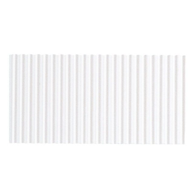DIXON TICONDEROGA CO Corobuff® Corrugated Paper, White, 48" x 25', 1 Roll