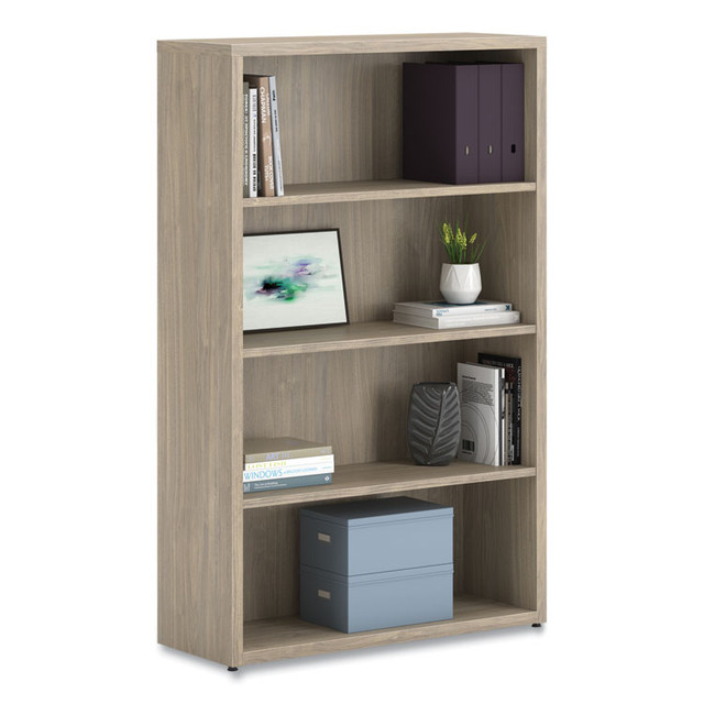 HON COMPANY 105534LKI1 10500 Series Laminate Bookcase, Four Shelves, 36" x 13" x 57.13", Kingswood Walnut