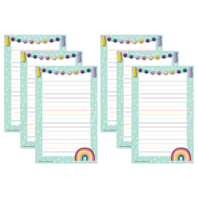 TEACHER CREATED RESOURCES Teacher Created Resources® Oh Happy Day Notepad, Pack of 6