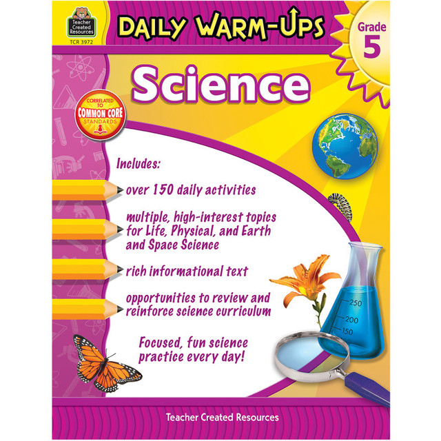 TEACHER CREATED RESOURCES Teacher Created Resources® Daily Warm-Ups Science Book, Grade 5