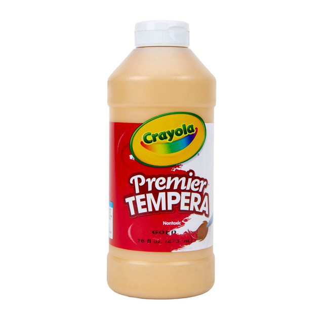 CRAYOLA LLC Crayola® Premier Tempera Paint, 16 oz, Gold CRAYOLA LLC Crayola® Premier Tempera Paint, 16 oz, Gold