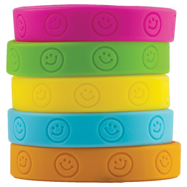 TEACHER CREATED RESOURCES Teacher Created Resources® Happy Faces Wristbands, Pack of 10