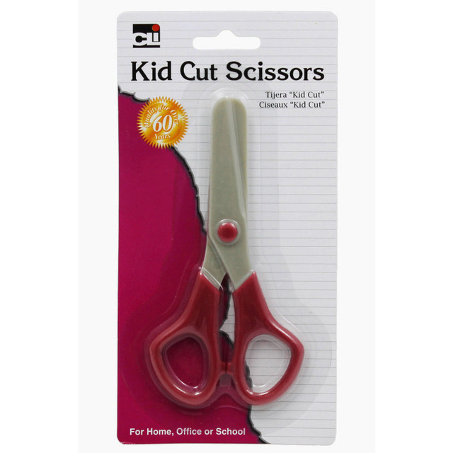 ADVANTUS Charles Leonard Kid Cut Scissors, Blunt Tip, Plastic, Assorted Colors