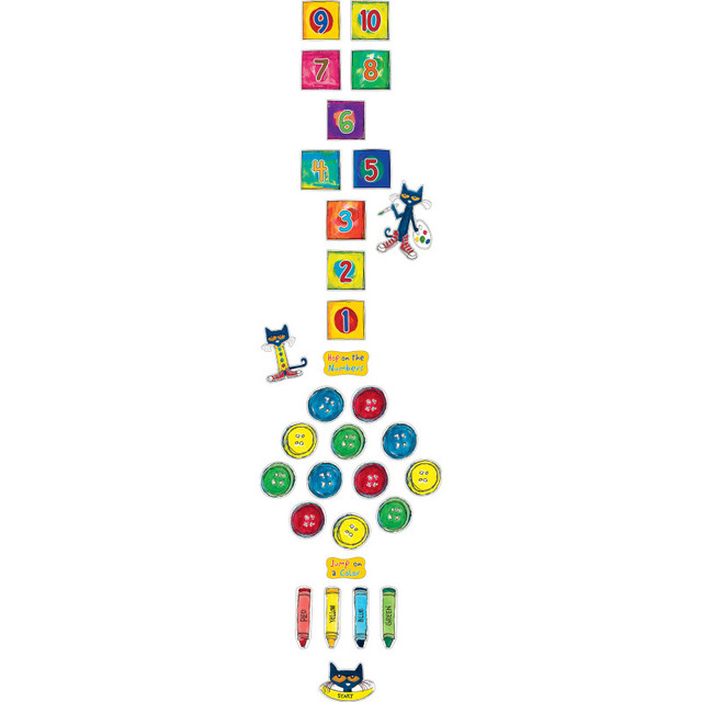 TEACHER CREATED RESOURCES Teacher Created Resources® Pete the Cat Numbers and Colors Sensory Path