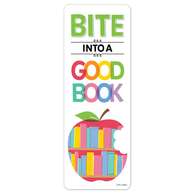 CREATIVE TEACHING PRESS Creative Teaching Press® Apple Time Bite Into... Bookmark, Pack of 30