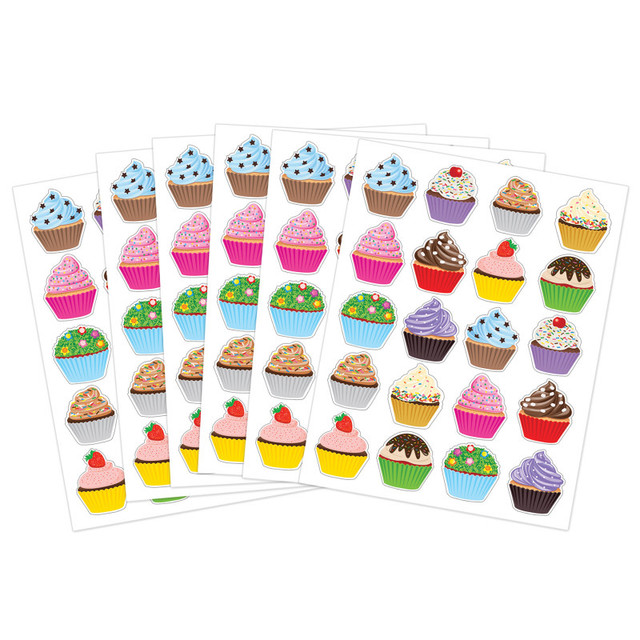 TEACHER CREATED RESOURCES Teacher Created Resources® Cupcakes Stickers, Pack of 120