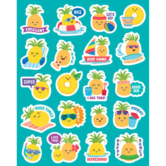 TEACHER CREATED RESOURCES Teacher Created Resources® Pineapple Smelly Stickers, Pack of 120