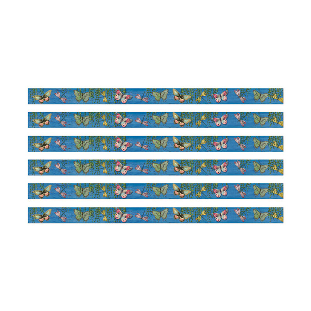 EUREKA Eureka® Curiosity Garden Butterfly Deco Trim®, 37 Feet Per Pack, 6 Packs