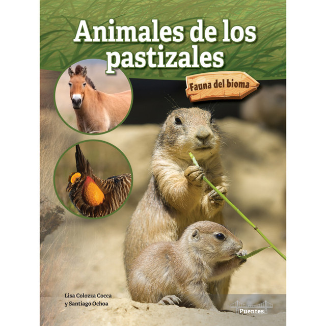CARSON DELLOSA EDUCATION Bridges Animales de los pastizales Hardcover