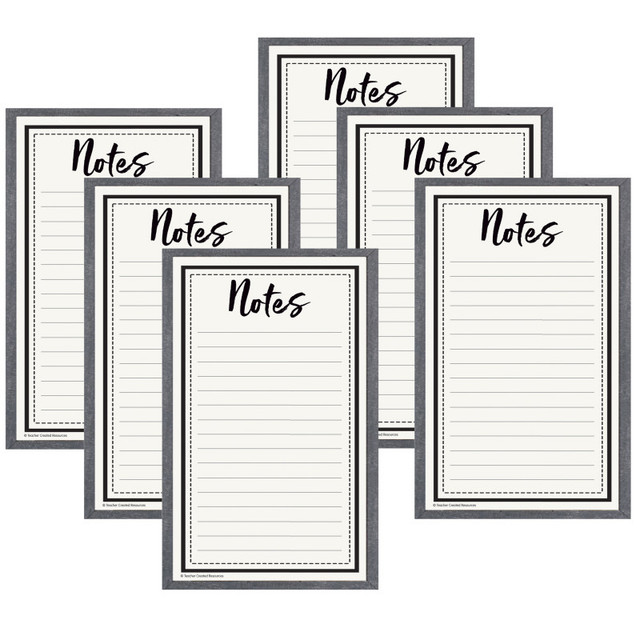 TEACHER CREATED RESOURCES Teacher Created Resources® Modern Farmhouse Notepad, 6 Packs