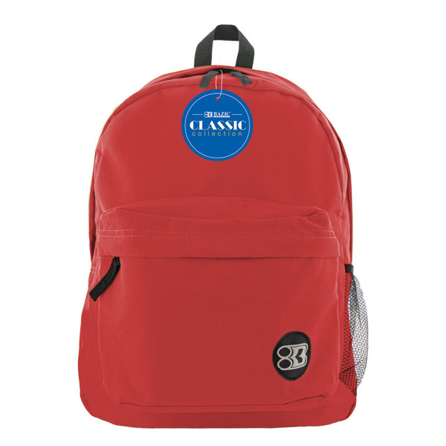 BAZIC PRODUCTS BAZIC Products® Classic Backpack 17" Red