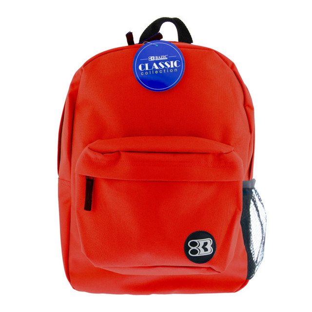 BAZIC PRODUCTS BAZIC Products® Classic Backpack 17" Red