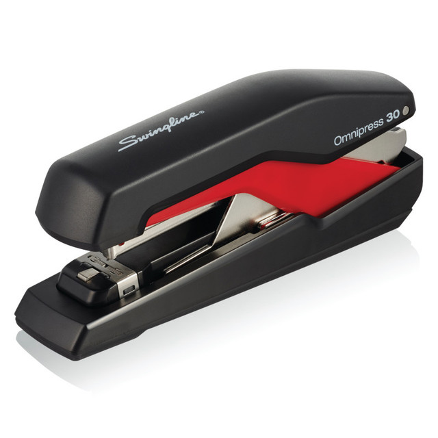 ACCO INTERNATIONAL INC. Swingline® Omnipress 30 Stapler, 30 Sheets, Black/Red