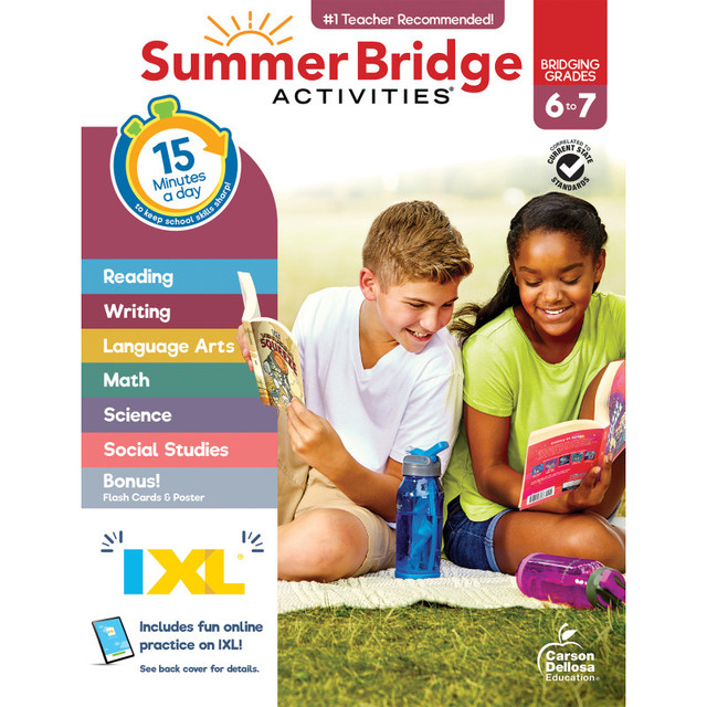 CARSON DELLOSA EDUCATION Carson Dellosa Education Summer Bridge Activities, Grade 6-7
