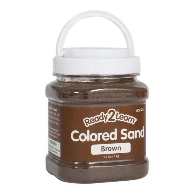 LEARNING ADVANTAGE READY 2 LEARN™ Colored Sand - Brown - 2.2 lbs