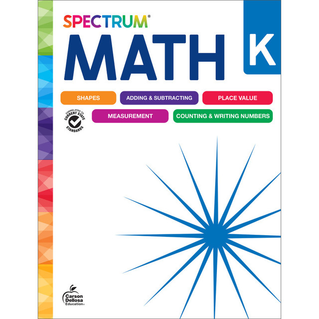 CARSON DELLOSA EDUCATION Spectrum® Spectrum Math Workbook, Grade K