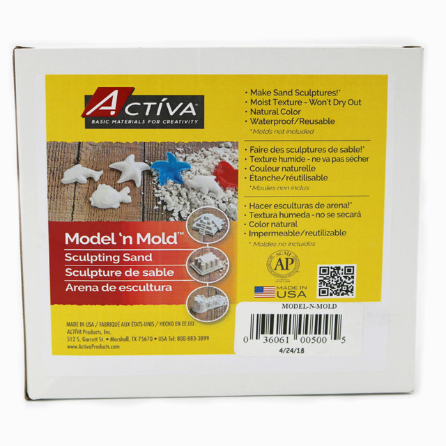 ACTIVA PRODUCTS ACTÍVA Model 'n Mold™ Sculpting Sensory Sand, 3 lbs.