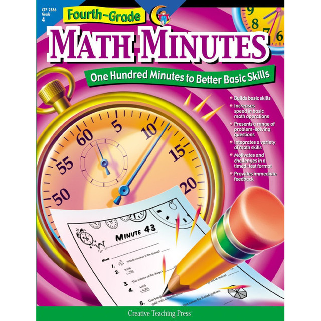 CREATIVE TEACHING PRESS Creative Teaching Press® Fourth-Grade Math Minutes Book