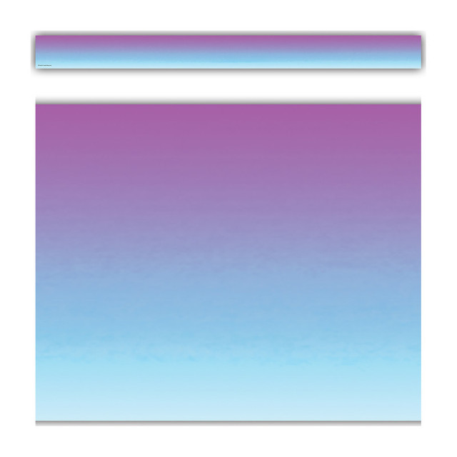 TEACHER CREATED RESOURCES Teacher Created Resources® Purple and Blue Color Wash Straight Border Trim, 35 Feet