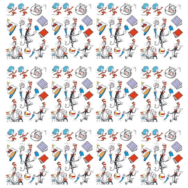 EUREKA Eureka® Cat in the Hat™ Characters Window Clings, 12 Sheets