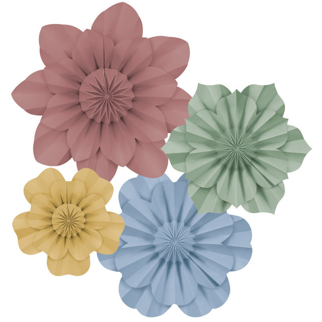 TEACHER CREATED RESOURCES Teacher Created Resources® Cottage Charm Paper Flowers, Pack of 4 TEACHER CREATED RESOURCES Teacher Created Resources® Cottage Charm Paper Flowers, Pack of 4