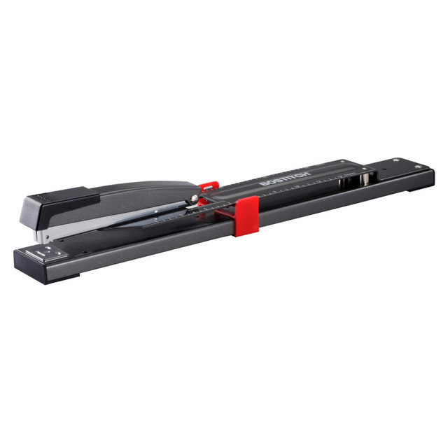 AMAX Bostitch Long Reach® Stapler, 20 Sheets, Black