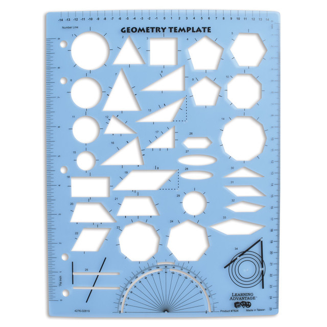 LEARNING ADVANTAGE Learning Advantage® Geometry Template