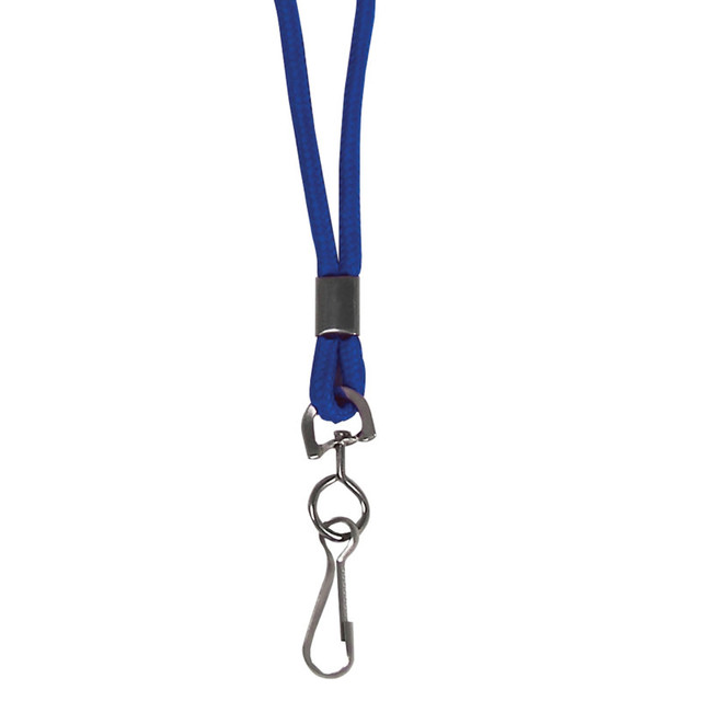 C-LINE PRODUCTS INC C-Line® Standard Lanyard with Swivel Hook, Blue