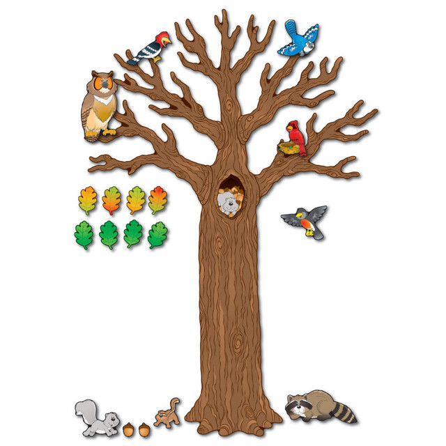 CARSON DELLOSA EDUCATION Carson Dellosa Education Big Tree with Animals Bulletin Board Set