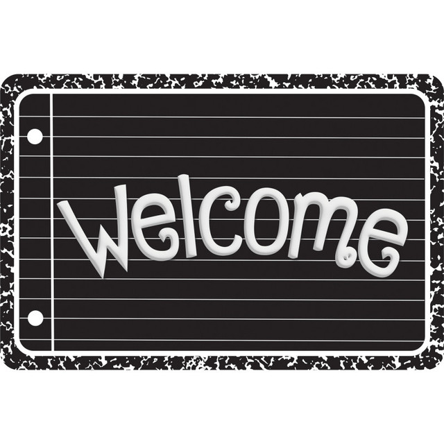 ASHLEY PRODUCTIONS Ashley Productions® The Original Fun Mat™, Welcome Mat, 15.5" x 23.5", Lined Composition