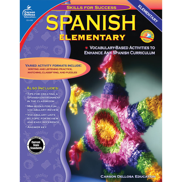 CARSON DELLOSA EDUCATION Carson Dellosa Education Skills for Success Spanish Resource Book, Grades K-5, Paperback