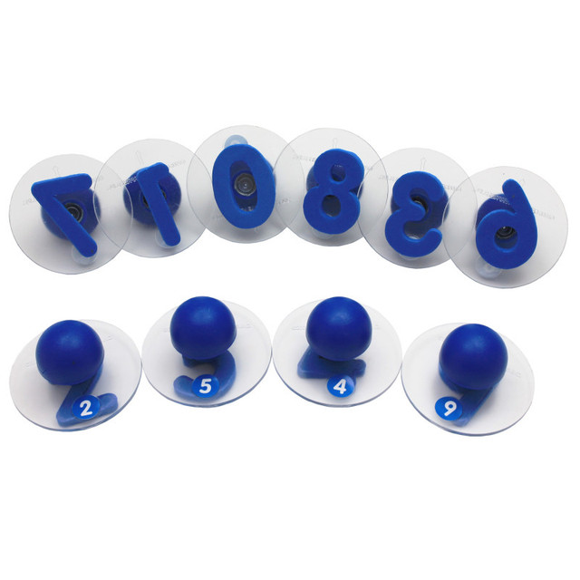 LEARNING ADVANTAGE READY 2 LEARN™ Giant Stampers - Numbers 0-9 - Set of 10