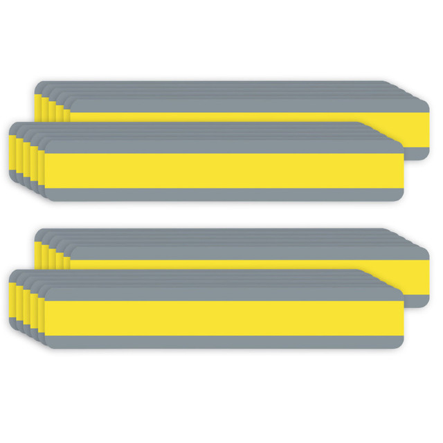 ASHLEY PRODUCTIONS Ashley Productions® Double Wide Sentence Strip Reading Guide, 1-1/4" x 7-1/4", Yellow, 12 Per Pack, 2 Packs