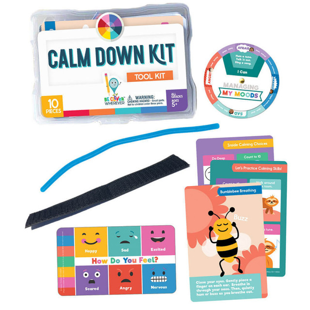 CARSON DELLOSA EDUCATION Carson Dellosa Education Be Clever Wherever Calm Down Kit Manipulative, Grade K-5
