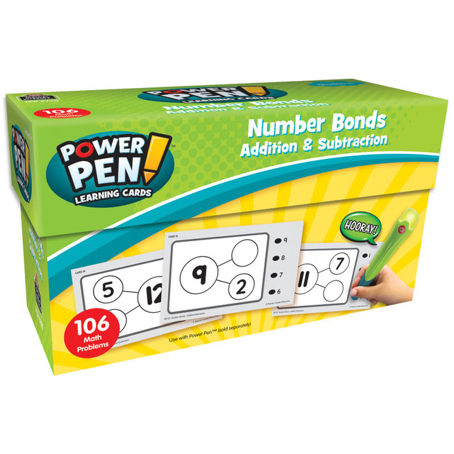 TEACHER CREATED RESOURCES Teacher Created Resources® Power Pen® Learning Cards: Number Bonds - Addition & Subtraction