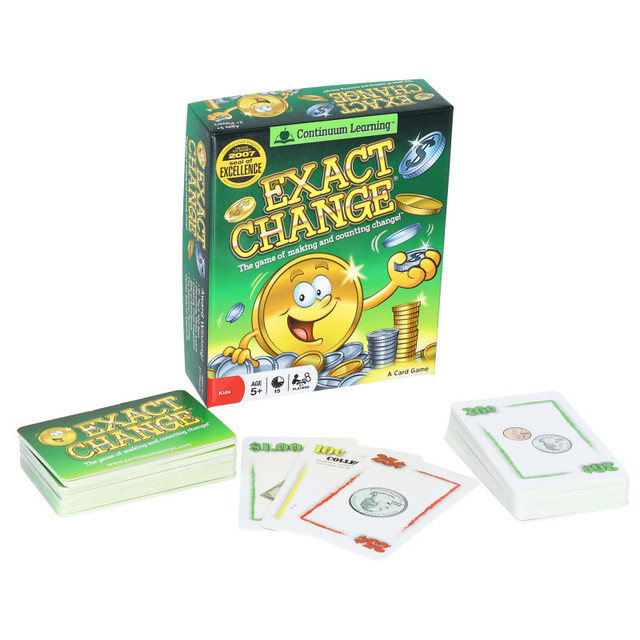 CONTINUUM GAMES Continuum Games Exact Change Card Game