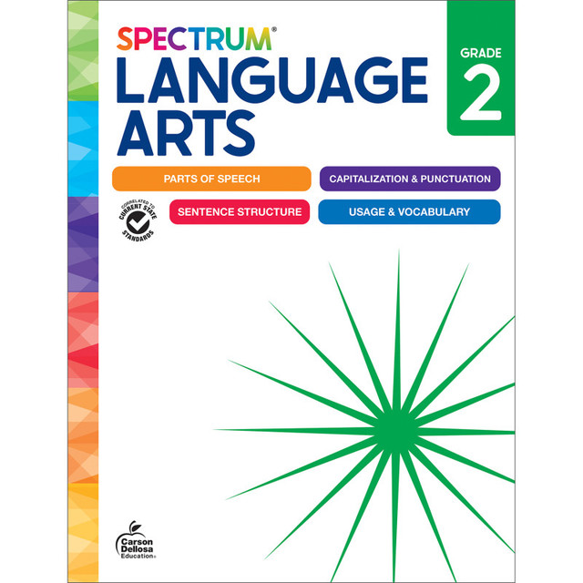 CARSON DELLOSA EDUCATION Spectrum® Spectrum Language Arts Workbook, Grade 2