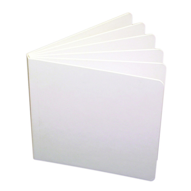 ASHLEY PRODUCTIONS Ashley Productions® Big Hardcover Blank Book, 8.5" x 11" Portrait, White