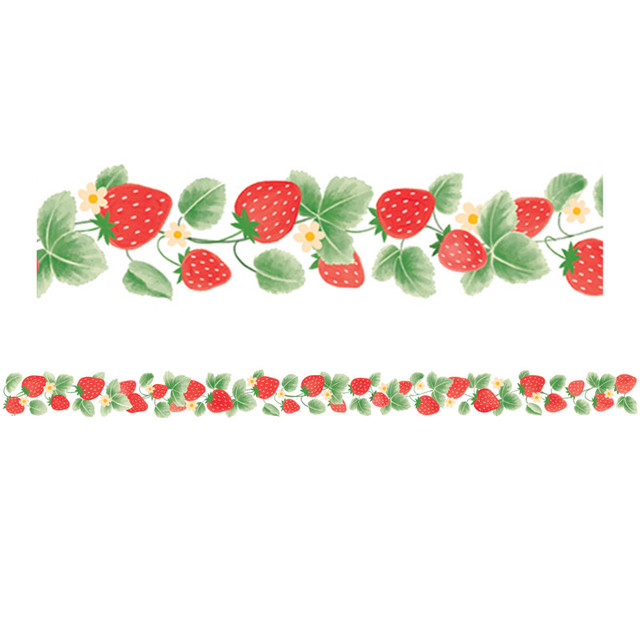 TEACHER CREATED RESOURCES Teacher Created Resources® Strawberry Patch Die-Cut Border Trim, 35 Feet