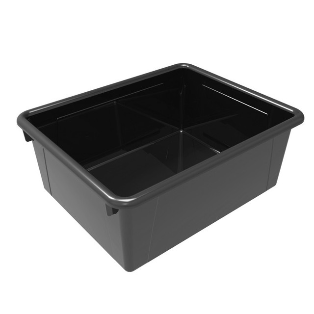 STOREX INDUSTRIES Storex Deep Storage Tray, Black