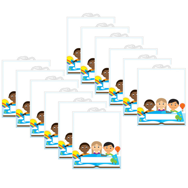 ASHLEY PRODUCTIONS Ashley Productions® Multicultural File Buddy™ Storage Bag, 10.5" x 12.5", Pack of 12