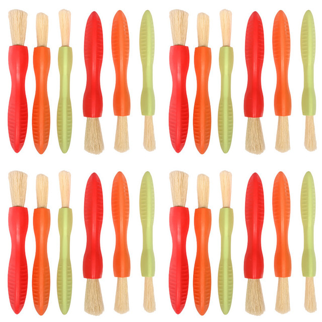 LEARNING ADVANTAGE READY 2 LEARN™ Triangle Grip Paint Brushes-BULK-3sz-Set of 24