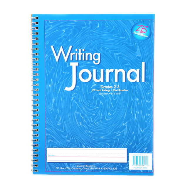 ZANER-BLOSER INC Zaner-Bloser® Writing Journal, 1/2" ruling, Grades 2-3, 50 Sheets